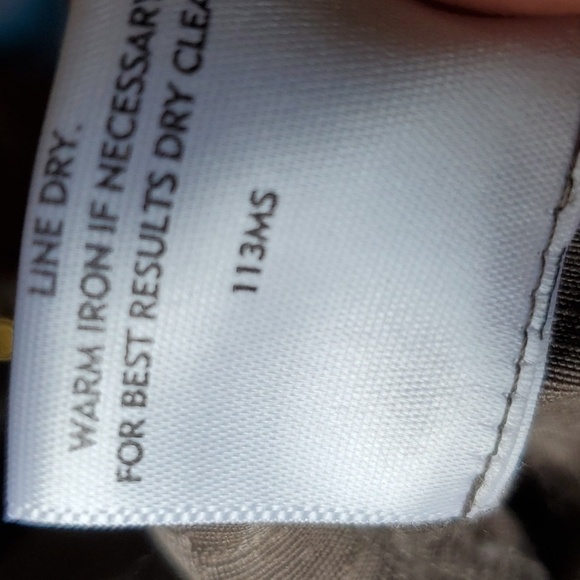 Eileen Fisher taupe silk and linen tunic 2 buttons to wear over tank top… - Picture 7 of 11